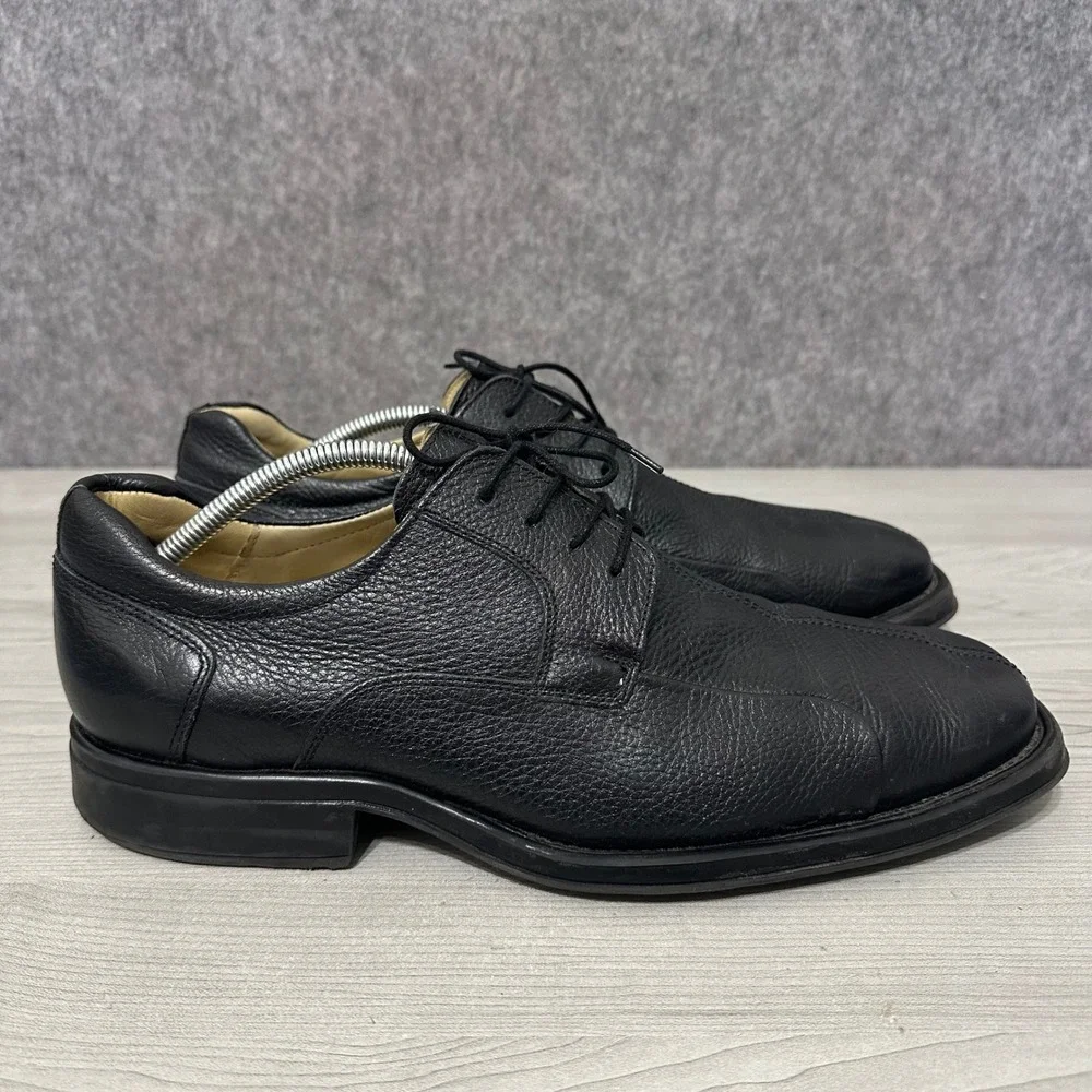 Studio‎ Belvedere Bay Bridge Men 14 Leather Dress Shoes Derby Pebbleds Brazil